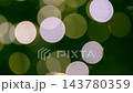Abstract green background with defocused blinking lights 143780359
