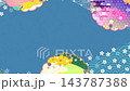 日式花卉圖案裝飾相框 4K 143787388