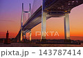 夕焼けのベイブリッジをくぐり出航する飛鳥Ⅱ 2倍速 夕焼けのベイブリッジをくぐり出航する飛鳥Ⅱ 2倍速 143787414