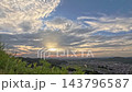 Sunset time lapse, view from the top of the hill 143796587