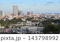 仙台の街並みが広がる青葉城址からの風景 143798992