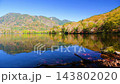 Lake Yunoko in Oku-Nikko, Nikko City, Tochigi Prefecture, is ablaze with autumn colors. 143802020