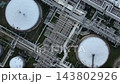 Oil and Gas refinery petrochemical plant industrial, Aerial view oil refinery, Refinery plant, Refinery factory. 143802926