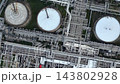 Oil and Gas refinery petrochemical plant industrial, Aerial view oil refinery, Refinery plant, Refinery factory. 143802928