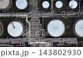 Oil and Gas refinery petrochemical plant industrial, Aerial view oil refinery, Refinery plant, Refinery factory. 143802930