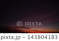 Dark sky with clouds at sunset, nightfall 143804183