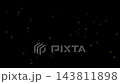 ゲンジボタルが光ながら舞うループアニメーション 143811898