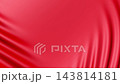 3d render Luxurious satin visuals. Elegant flowing red fabric rendering. Threedimensional depiction of silky satin material. Highquality digital visualization of smooth red satin cloth textures 143814181