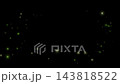 ゲンジボタルが光ながら舞うループアニメーション 143818522