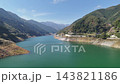 奥秩父もみじ湖 空撮 奥秩父もみじ湖 空撮 143821186