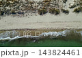 Aerial view of Flamingo beach near Tigkaki in Kos island, Greece 143824461