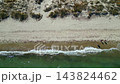 Aerial view of Flamingo beach near Tigkaki in Kos island, Greece 143824462