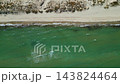 Aerial view of Flamingo beach near Tigkaki in Kos island, Greece 143824464