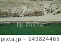 Aerial view of Flamingo beach near Tigkaki in Kos island, Greece 143824465