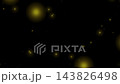 ゲンジボタルが光ながら舞うループアニメーション 143826498