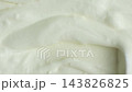 Fresh sour cream texture background top view macro 143826825