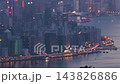 aUG 22 2026 Elevated Island Eastern Corridor highway along the harbor waterfront in Hong Kong 143826886