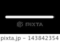 Simple White Progress Bar Animation on Black Background 143842354