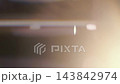 Golden cream anamorphic lens flare growing and flooding the frame with warm white light, horizontal streak and oval bokeh, cinematic light leak transition for video editing 143842974