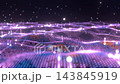 Tech digital flow wave bg able to loop endless 143845919