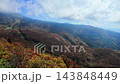 蔵王の鳥兜山から望む雄大な山並み 143848449