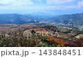蔵王の鳥兜山から望む雄大な山並み 143848451