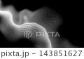 Black and white smooth wavy lines abstract motion background 143851627