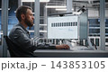 Enterprise Infrastructure Analytics Display with Server Capacity and Health Metrics 143853105