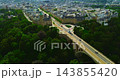Aerial view of the beautiful city of Luxembourg, with its bridge and lovely old town 143855420