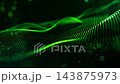 3d render vj loop Animated mesh with soft glow. Animated display of glowing particles in softly blurred backgrounds. Repeated sequence of gentle luminous particles coupled with softly obscured 143875973