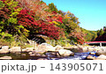 Beautiful autumn leaves in Korankei and Taizuki Bridge 143905071