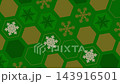 動態圖形顯示一個藍色的聖誕主題三角形逐格向上移動。 143916501