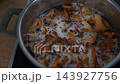 boiled forest mushrooms 143927756