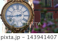 New York City Manhattan Midtown, USA. Street Clock on Broadway, Madison Square Park. 5 fifth avenue. 143941407