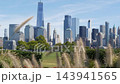 New York City Manhattan Downtown Financial District, World Trade Center tower from New Jersey USA. 143941565