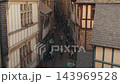 Abbey Mont Saint-Michel Normandy. ancient Medieval Village island  143969528