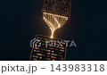 Flow data binary code 1 0 data analysis curve neon lines impulses bg able to loop endless 143983318