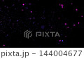 Colorful glitter sparkles and glows against a black background, creating a festive atmosphere for celebrations, party visuals and holiday designs 144004677
