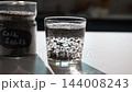 Chia Seeds Hydration and Gel Formation Demonstration for High Fiber Diet 144008243